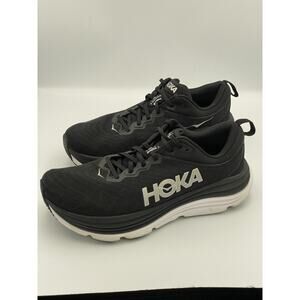 HOKA ONE ONE Gaviota 5 Men’s Running Shoes Black White Mesh US 12 EU 46⅔